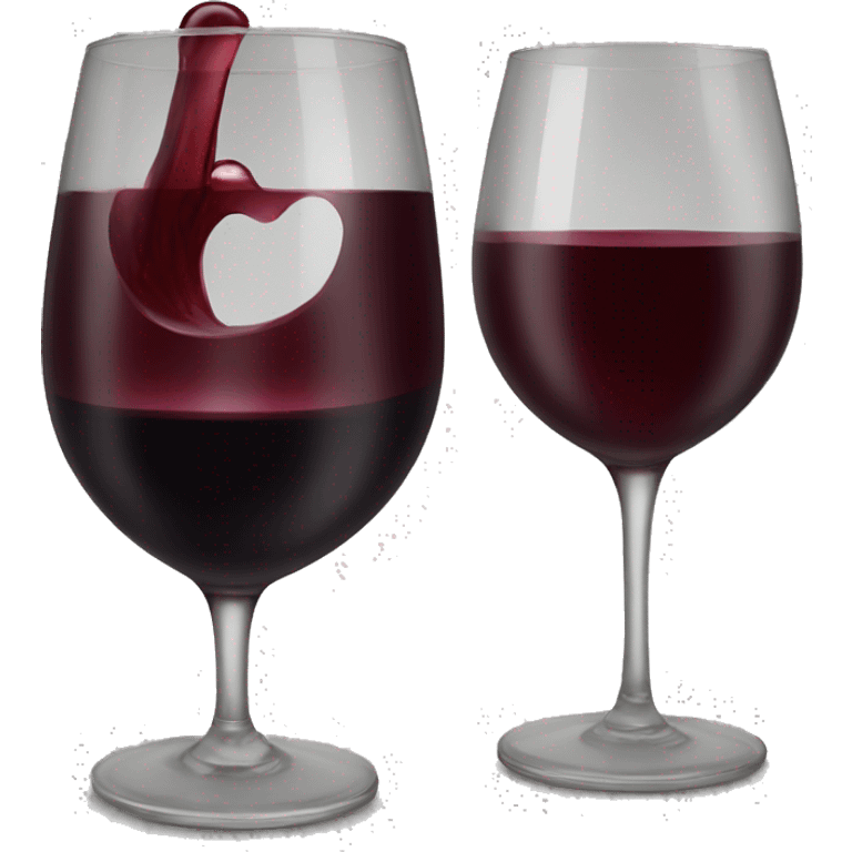 a glass of red wine emoji