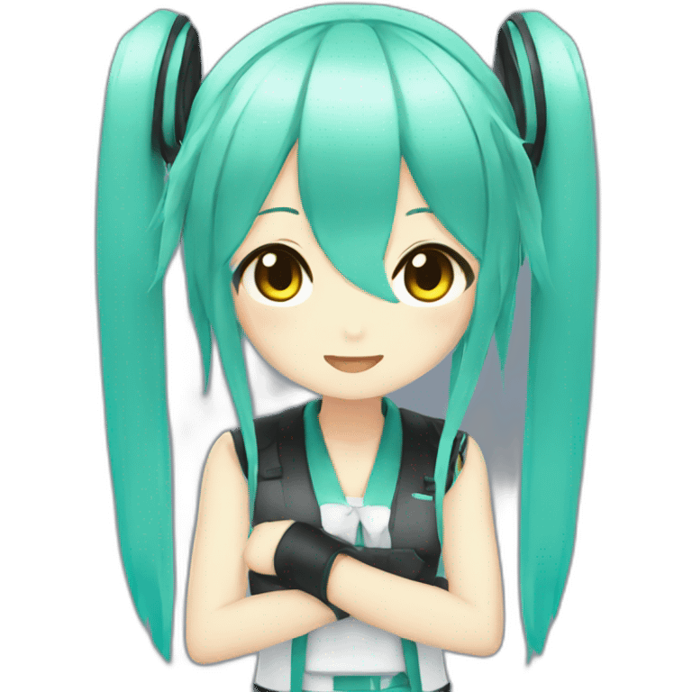 miku from vocaloid emoji