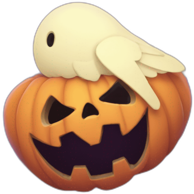 cute halloween graveyard emoji