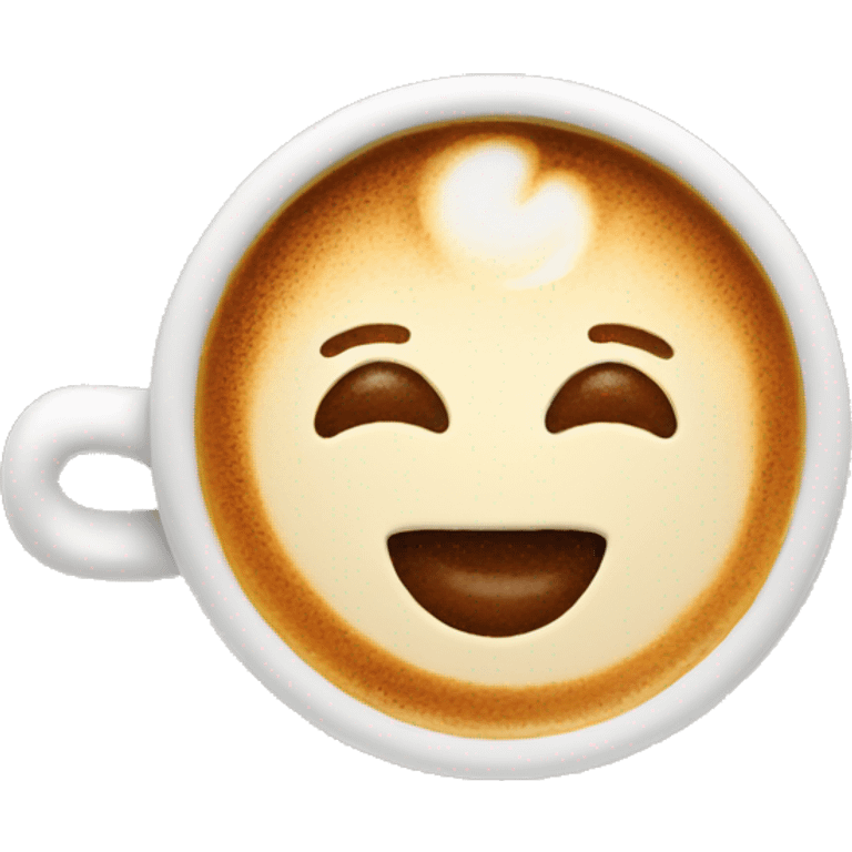 Coffee latte emoji