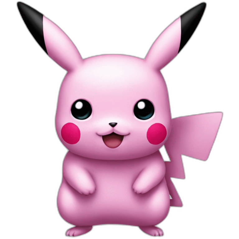 pink pikachu emoji