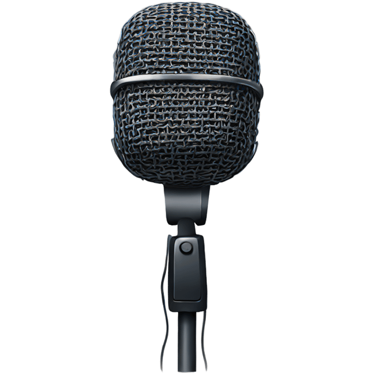 Hand with microphone  emoji