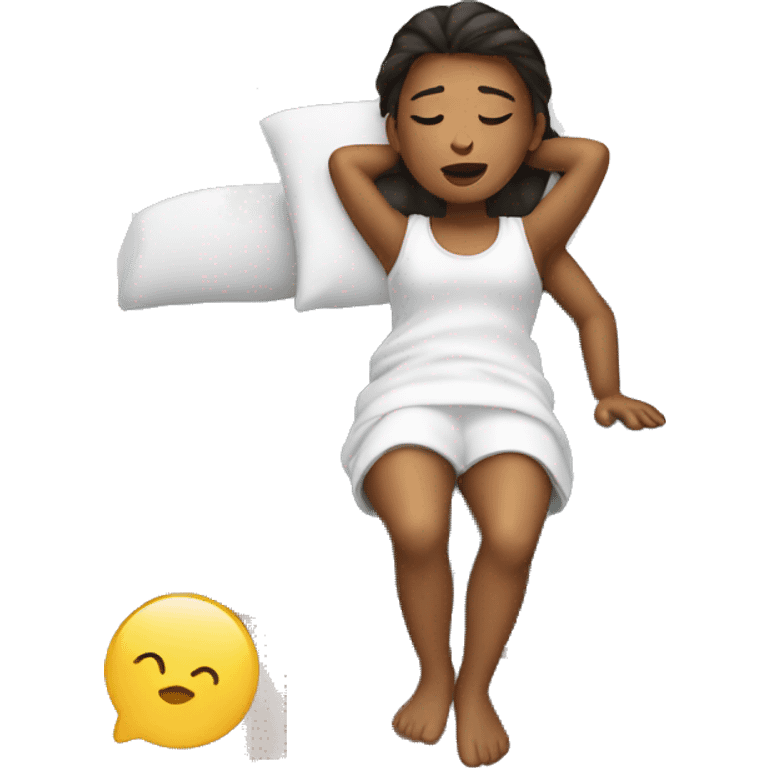 girl waking up in the morning  emoji