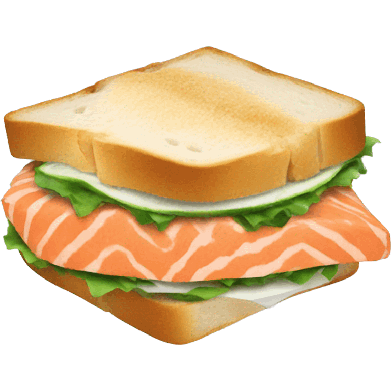 salmon sandwich emoji