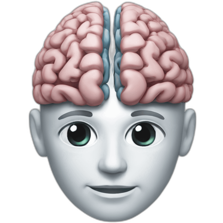 Brain artificial intelligence emoji