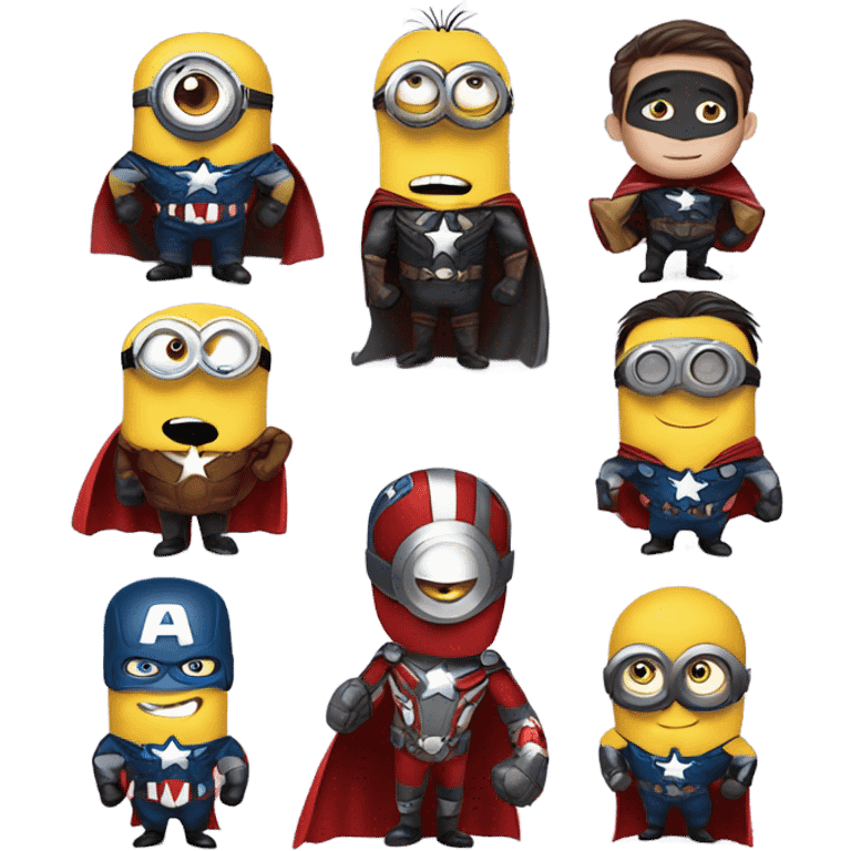 Minion avengers emoji