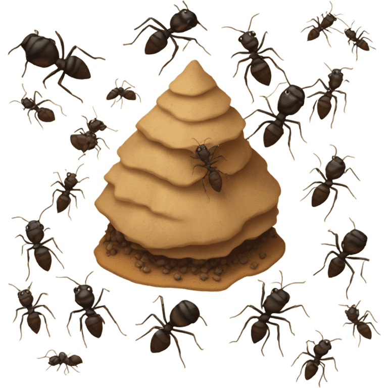 make a ant colony their own house emoji