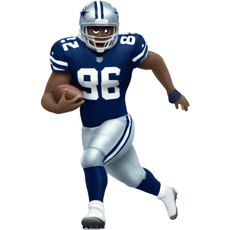 NFL football player, Dallas cowboys, tackle emoji