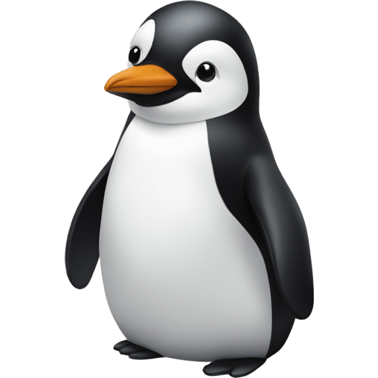 Un pinguino fino emoji