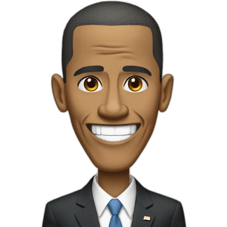 skiny obama emoji