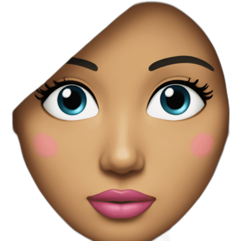 Nicki minaj side eyes emoji