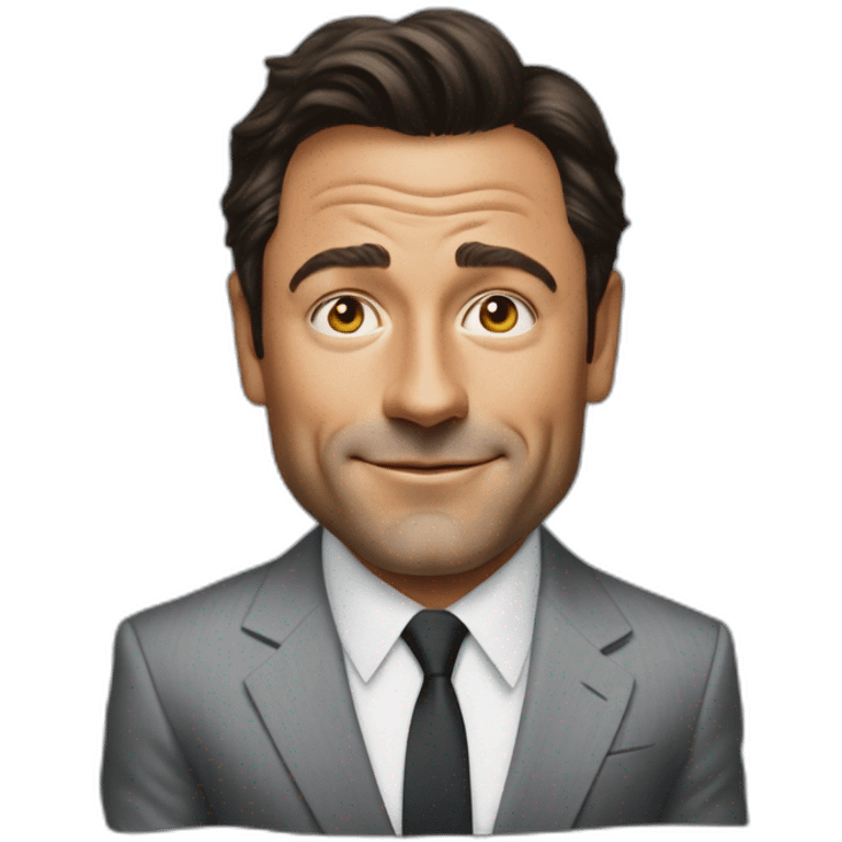 Jordan Belfort in the wolf of wall street emoji