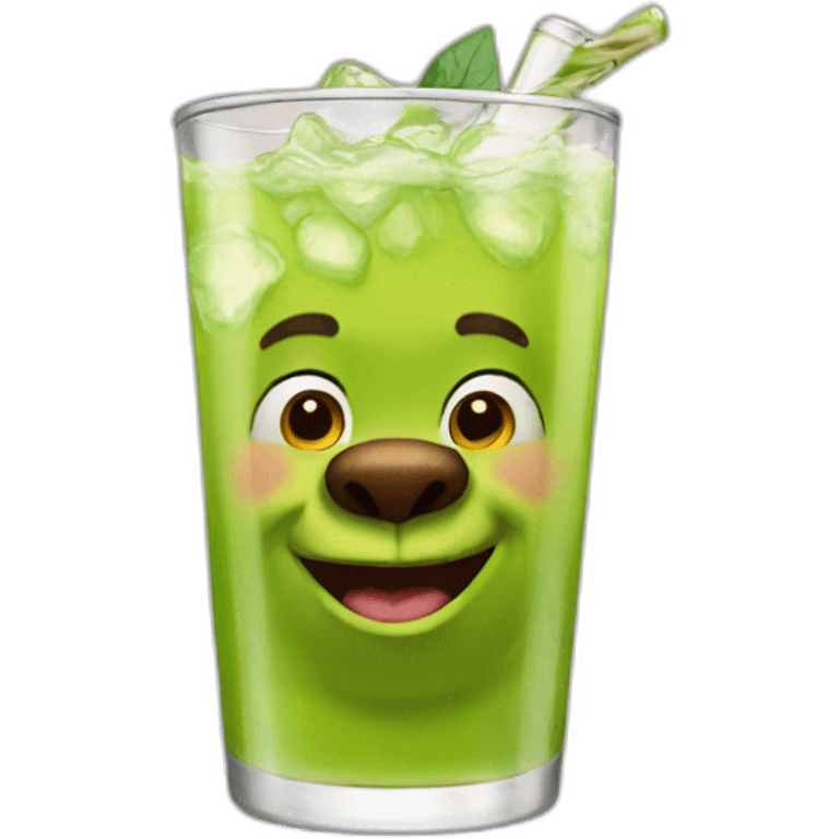 Shrek drink bear emoji