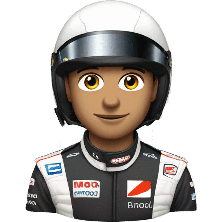 F1 car driver emoji