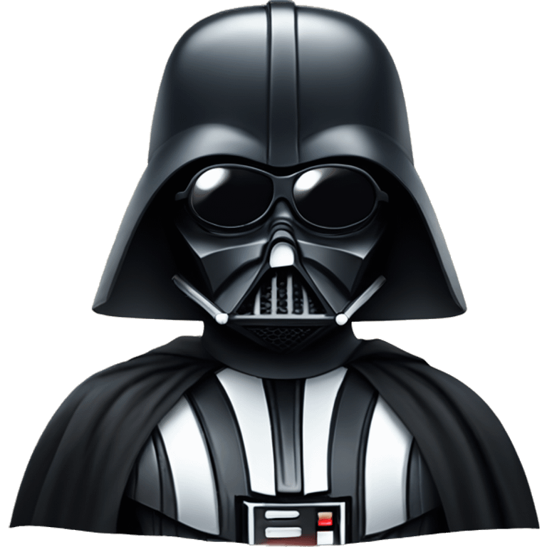 Darth Vader wearing sunglasses emoji