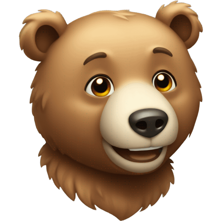 A cute bear emoji