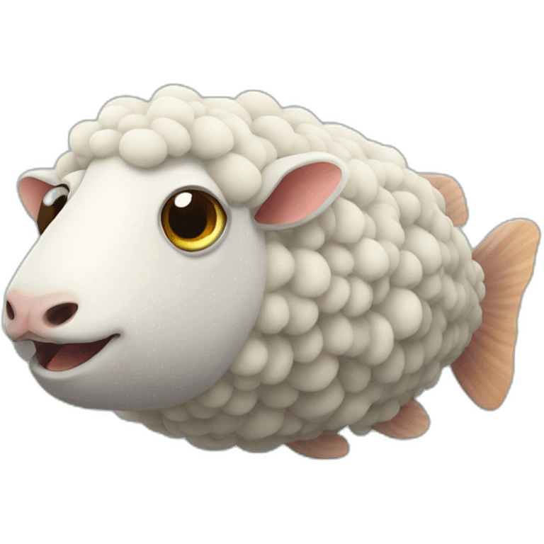 sheep-fish emoji