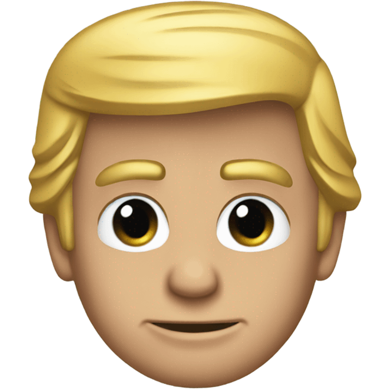 Donald trump with a suit  emoji