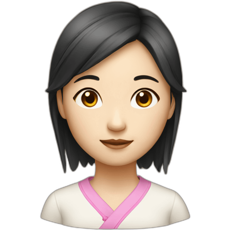 Chinese girl emoji