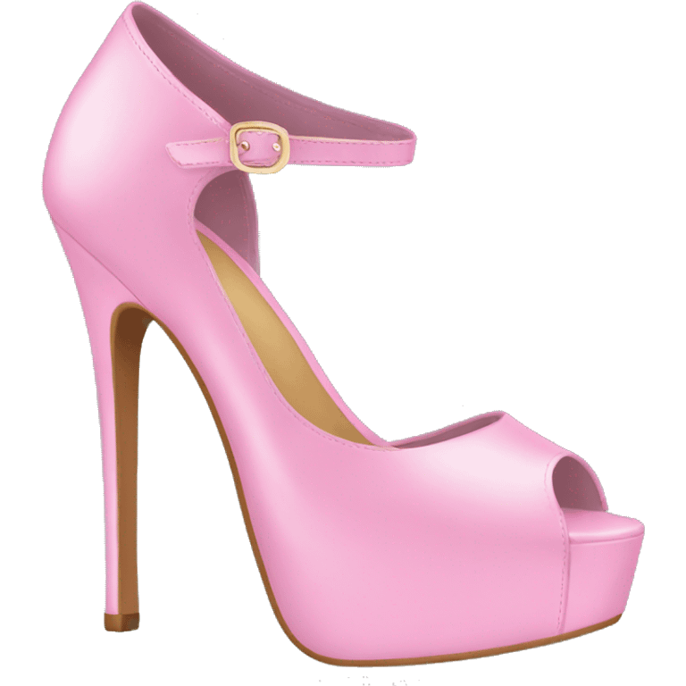 pink platform heels pink heels emoji