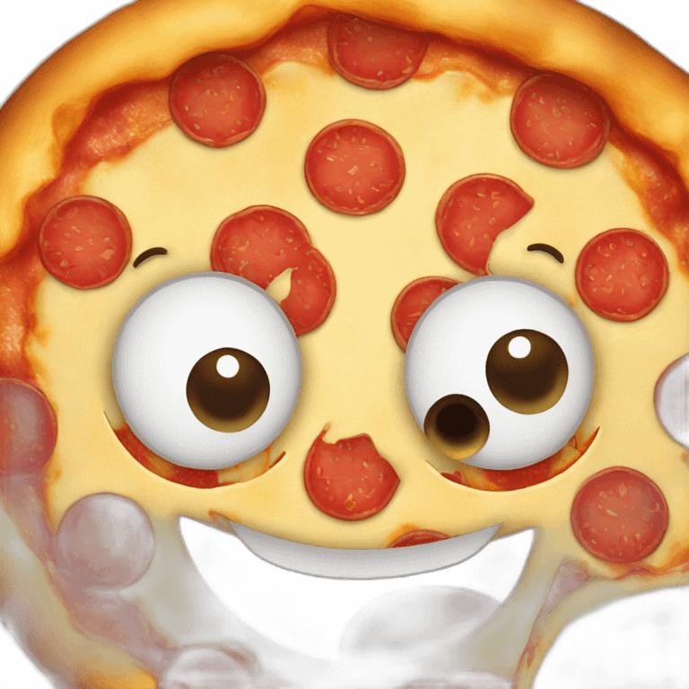 pizza smile emoji