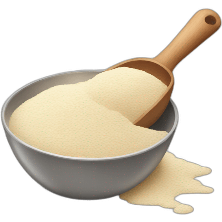 Baking flour emoji