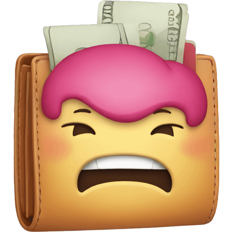 happy fat wallet emoji