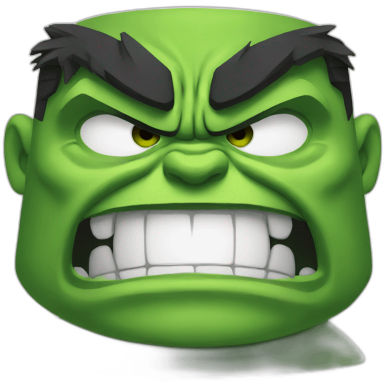 angry hulk emoji