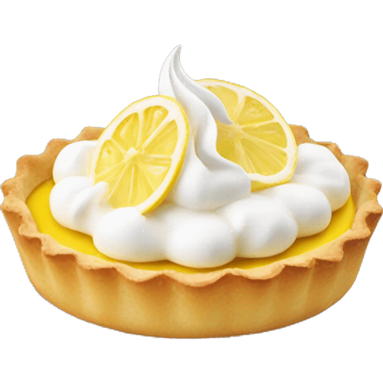 Lemon tartlet with meringue on top emoji