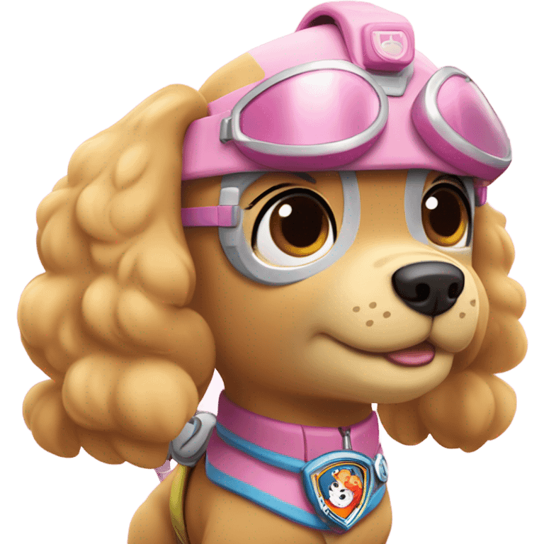 Sky from paw patrol emoji