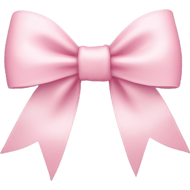 light pink bow emoji