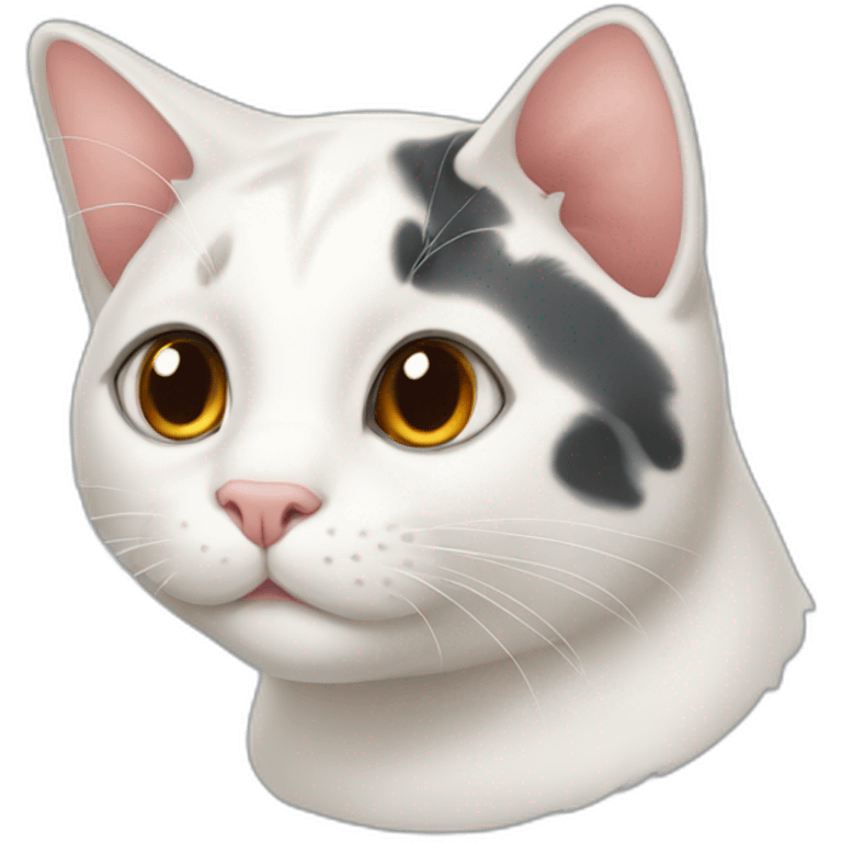 Cat beluga calico emoji