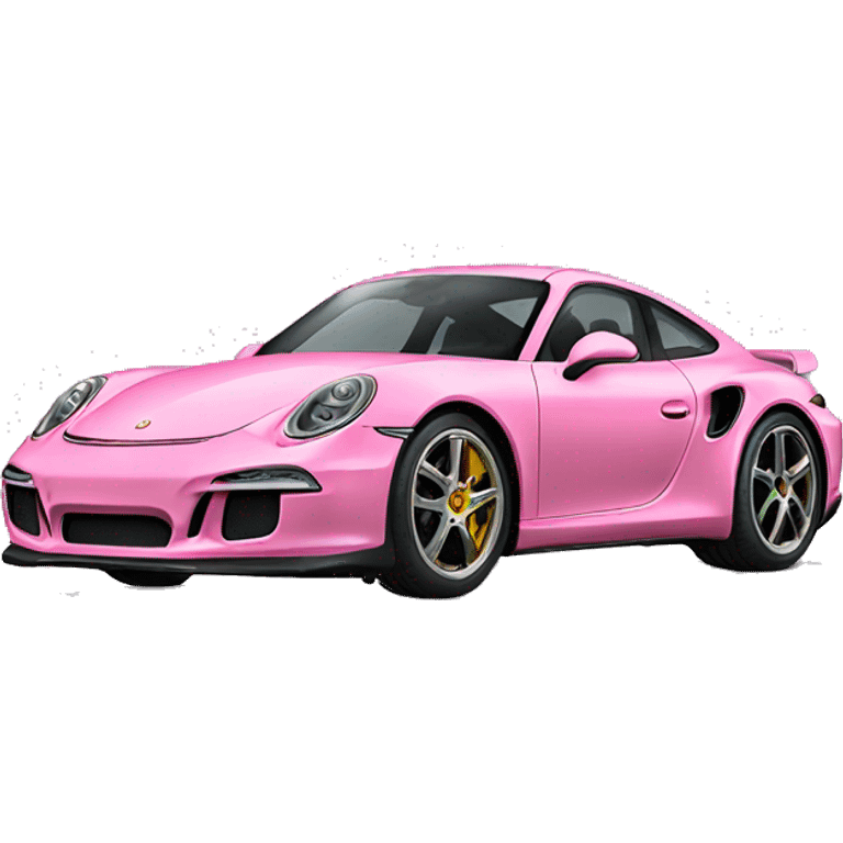 Pink porshe  emoji