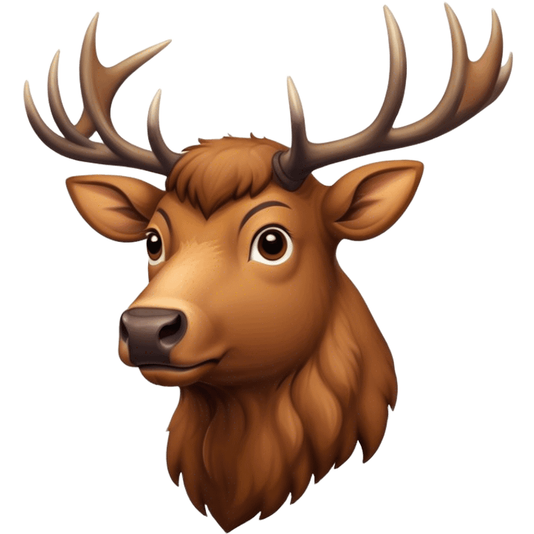 Rocky Mountain Cow Elk emoji