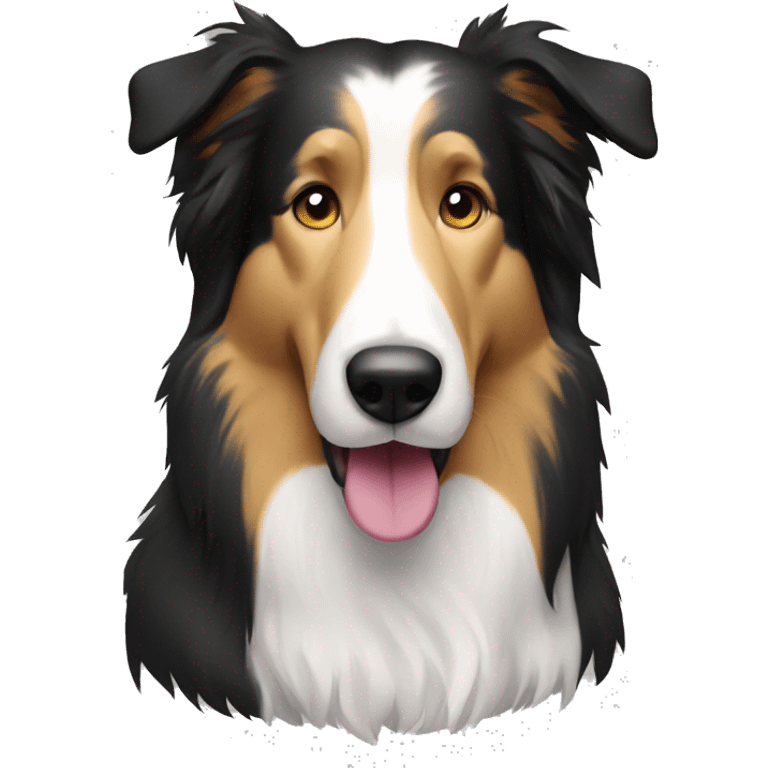 beared collie emoji