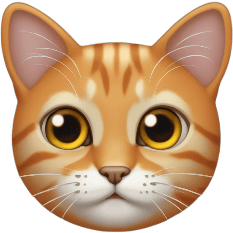 gato naranja clarito emoji