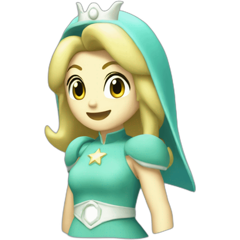 Rosalina from Mario galaxy emoji