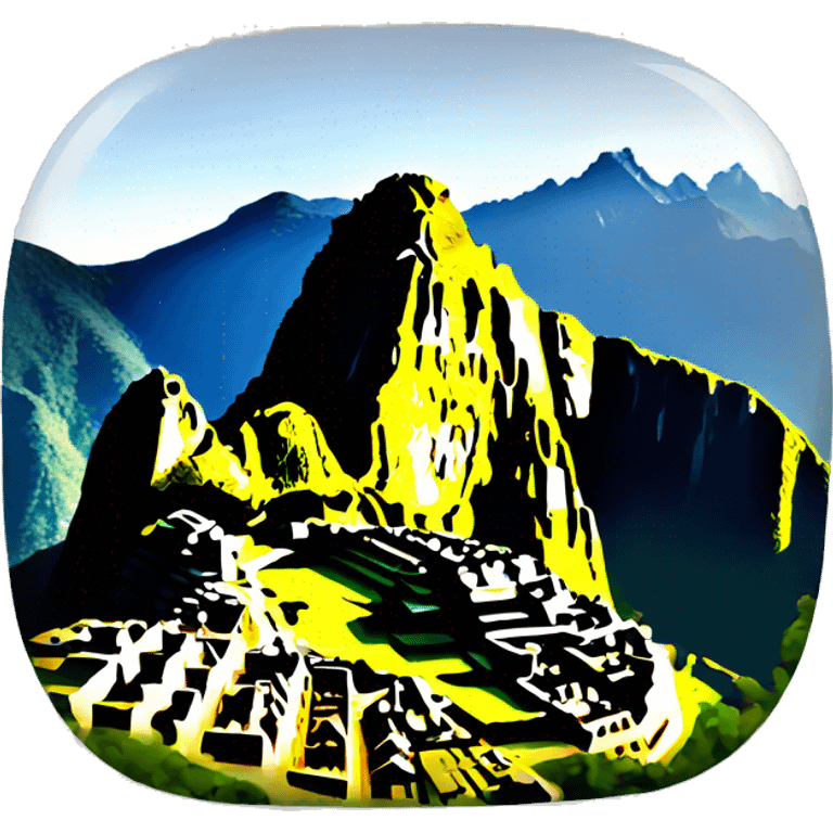 Machu Picchu mountain  emoji