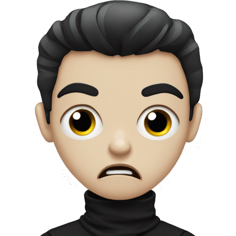 Angry goth boy  emoji