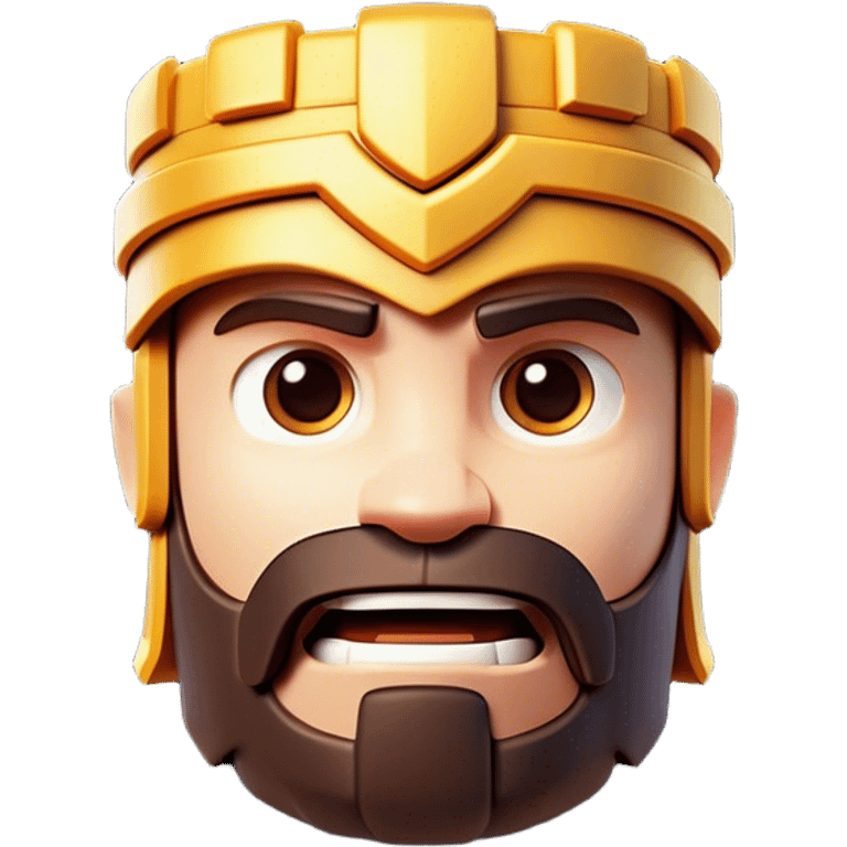 Clash of Clans aesthetic: Cinematic Playful Pixel 3D Key Portrait Emoji, rendered in a 3D vector-style similar to standard emojis with minimal shading and bold, simplified shapes. A compact, distinct form with signature details, softly glowing with a pixelated adventure charm. Simplified yet unmistakably iconic, highly detailed and consistent, glowing with a soft radiance and high shine. Stylized with a touch of classic pixel-art charm and a soft glowing outline, capturing the essence of a beloved gaming relic with a friendly, playful manner! emoji