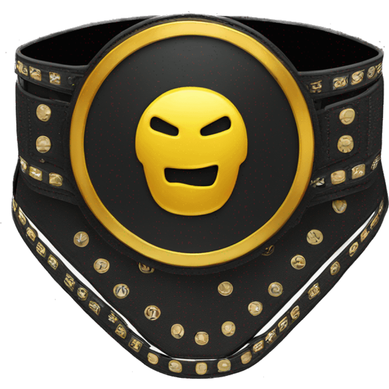 Wwe spinner belt  emoji