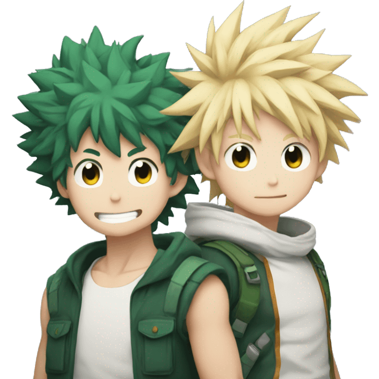 Bakugo and izuku emoji