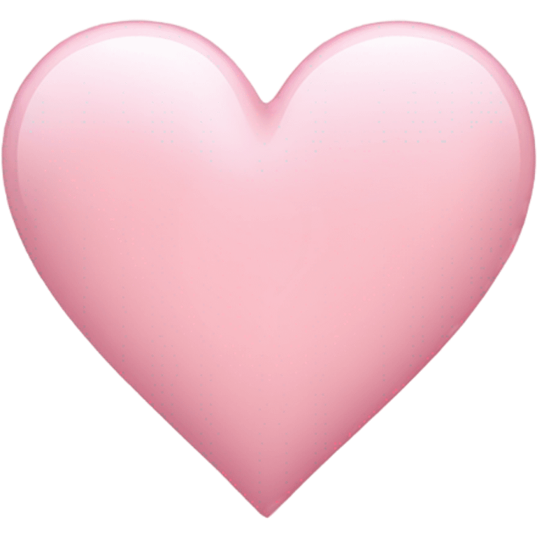 Light pink heart emoji