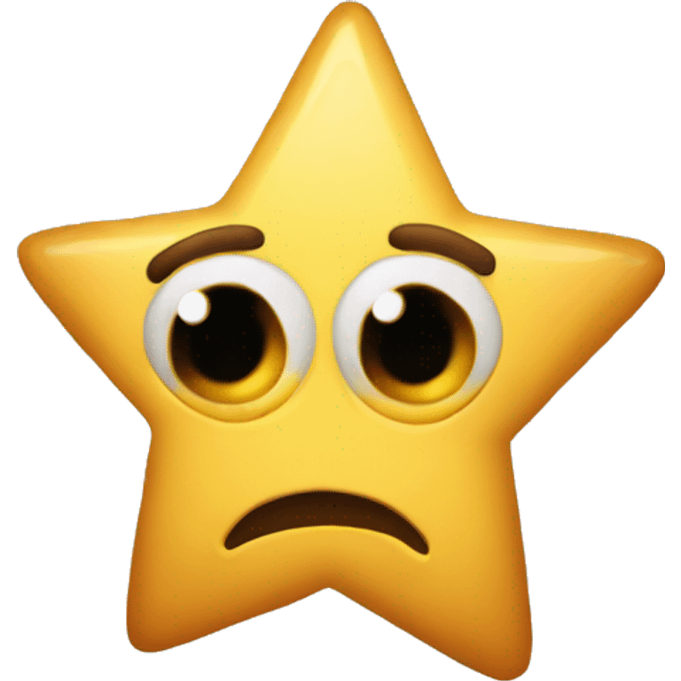 Star eyes and surprise mounth emoji