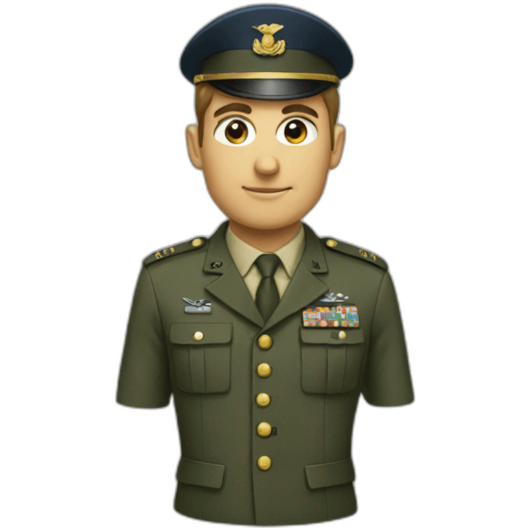 military officer emoji