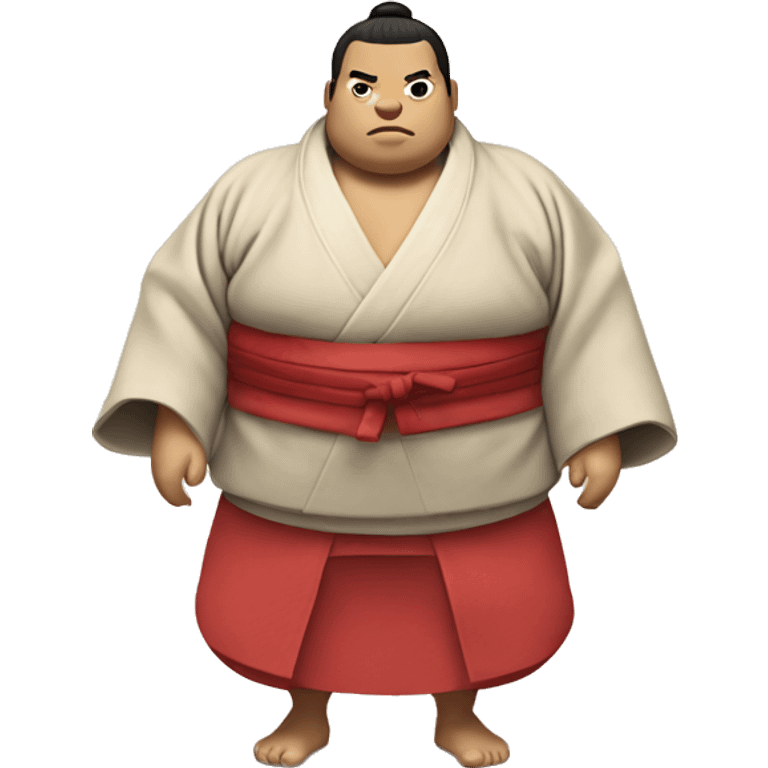 sumo in kimono emoji