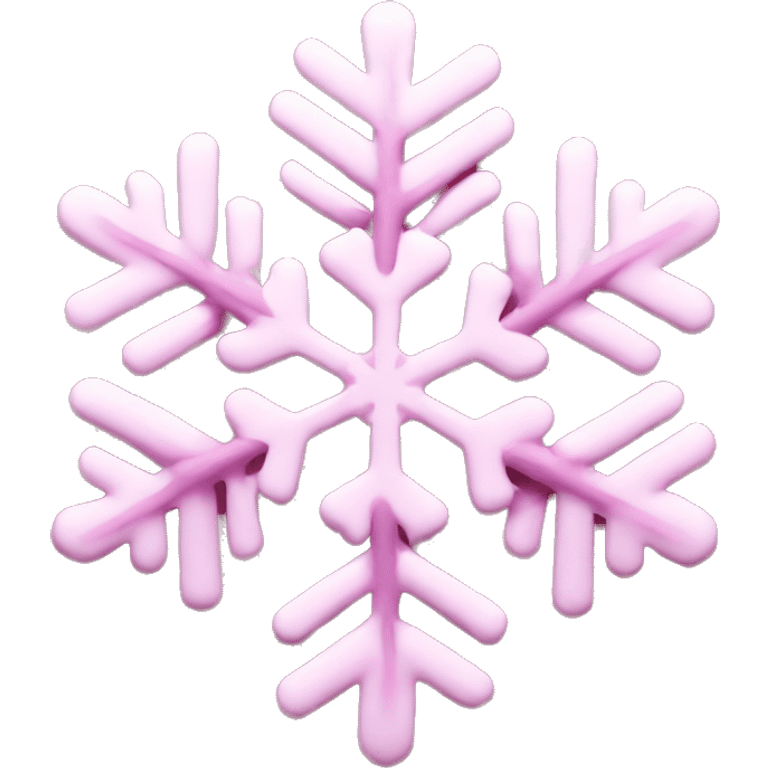 pink snowflake emoji