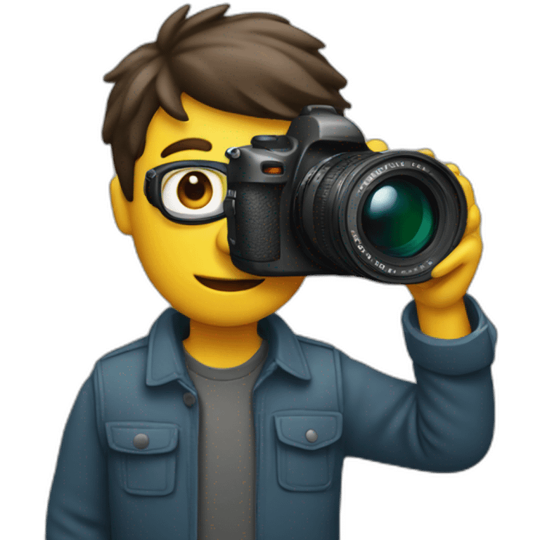 photographer holding flim camera emoji