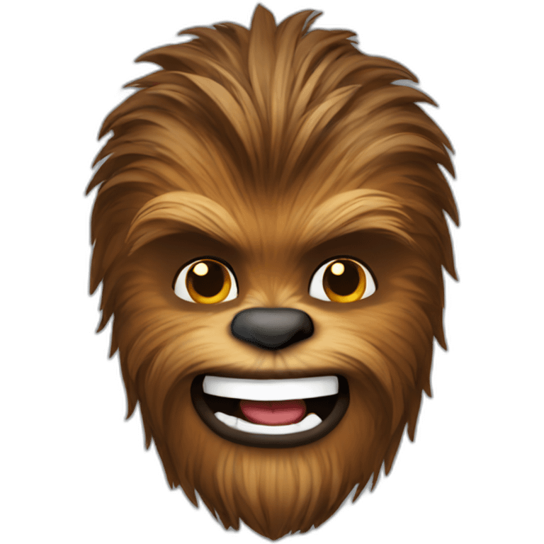 chewbacca smiling emoji