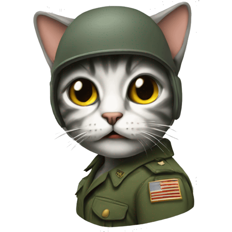 Cat  full metal jacket  emoji